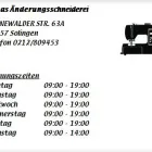 Unternehmen 1 Bild ELMAS ÄNDERUNGSSCHNEIDEREI Textilbearbeitung, Textilverarbeitung am Solingen NW