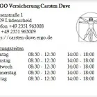 Unternehmen 1 Bild ERGO VERSICHERUNG CARSTEN DUVE Versicherung am Lüdenscheid NW