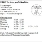 Unternehmen 1 Bild ERGO VERSICHERUNG VOLKAN ERTAS Versicherung am Karlsruhe BW