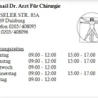 Unternehmen 1 Bild ESMAIL DR. ARZT FÜR CHIRURGIE Ärzte am Duisburg NW