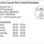 Unternehmen 1 Bild EUROFINS UMWELT WEST GMBH MANNHEIM Medizinische Kontrollen und Untersuchungen am Mannheim BW