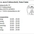 Unternehmen 1 Bild EYES U. MORE LÜDENSCHEID, STERN-CENTER Optiker am Lüdenscheid NW