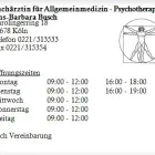 Unternehmen 1 Bild FACHÄRZTIN FÜR ALLGEMEINMEDIZIN - PSYCHOTHERAPIE - ANS-BARBARA BUSCH Ärzte am Köln NW