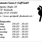 Unternehmen 1 Bild FASSBENDER TENNIS & GOLF GMBH Tennis-Vereine am Karlsruhe BW