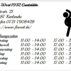 Unternehmen 1 Bild FC-WEST 1932 GASTSTÄTTE Unterhaltung am Karlsruhe BW