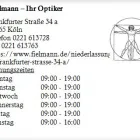 Unternehmen 1 Bild FIELMANN – IHR OPTIKER Optiker am Köln NW