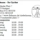 Unternehmen 1 Bild FIELMANN – IHR OPTIKER Optiker am Stuttgart BW