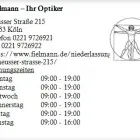 Unternehmen 1 Bild FIELMANN – IHR OPTIKER Optiker am Köln NRW