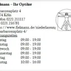 Unternehmen 1 Bild FIELMANN – IHR OPTIKER Optiker am Köln NW