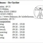 Unternehmen 1 Bild FIELMANN – IHR OPTIKER Optiker am Hilden NW