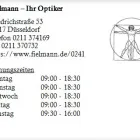 Unternehmen 1 Bild FIELMANN - IHR OPTIKER Optiker am Düsseldorf NRW