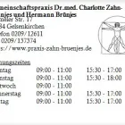 Unternehmen 1 Bild GEMEINSCHAFTSPRAXIS DR.MED. CHARLOTTE ZAHN-BRÜNJES UND HERMANN BRÜNJES Ärzte am Gelsenkirchen NW