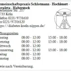 Unternehmen 1 Bild GEMEINSCHAFTSPRAXIS SCHLOTMANN - HOCHLENERT - ZAVALETA - HABERSTOCK Ärzte am Köln NW