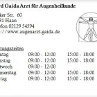 Unternehmen 1 Bild GERD GAIDA ARZT FÜR AUGENHEILKUNDE Ärzte am Haan NW