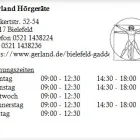 Unternehmen 1 Bild GERLAND HÖRGERÄTE Hörgeräteakustiker am Bielefeld NW