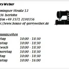 Unternehmen 1 Bild GERRY WEBER Textil, Bekleidung Einzelhandel am Iserlohn NW