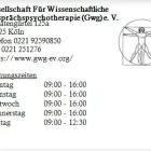 Unternehmen 1 Bild GESELLSCHAFT FÜR WISSENSCHAFTLICHE GESPRÄCHSPSYCHOTHERAPIE (GWG) E. V. Ärzte am Köln NW