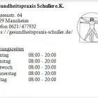 Unternehmen 1 Bild GESUNDHEITSPRAXIS SCHULLER E.K. Ärzte am Mannheim BW