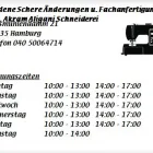 Unternehmen 1 Bild GOLDENE SCHERE ÄNDERUNGEN U. FACHANFERTIGUNGEN INH. AKRAM ALIGANI SCHNEIDEREI Textilbearbeitung, Textilverarbeitung am Hamburg HH
