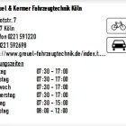 Unternehmen 1 Bild GREUEL & KERMER FAHRZEUGTECHNIK KÖLN Werkstätten (Pkw) am Köln NW
