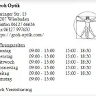 Unternehmen 1 Bild GROH OPTIK Optiker am Wiesbaden HE