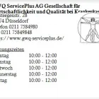 Unternehmen 1 Bild GWQ SERVICEPLUS AG GESELLSCHAFT FÜR WIRTSCHAFTLICHKEIT UND QUALITÄT BEI KRANKENKASSEN Medizinische Öffentliche Einrichtungen am Düsseldorf NW
