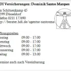 Unternehmen 1 Bild HDI VERSICHERUNGEN: DOMINIK SANTOS MARQUES Versicherung am Düsseldorf NW