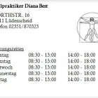 Unternehmen 1 Bild HEILPRAKTIKER DIANA BEST Ärzte am Lüdenscheid NW