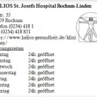 Unternehmen 1 Bild HELIOS ST. JOSEFS HOSPITAL BOCHUM-LINDEN Kliniken und Krankenhäuser am Bochum NW