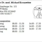 Unternehmen 1 Bild HERR DR. MED. MICHAEL KRONAWITTER Ärzte am Berlin BE