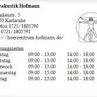 Unternehmen 1 Bild HÖRAKUSTIK HOFMANN Hörgeräteakustiker am Karlsruhe BW