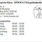 Unternehmen 1 Bild HÖRGERÄTE KLEIN - HÖRWAT HÖRGERÄTEAKUSTIK Hörgeräteakustiker am Bochum NW