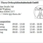 Unternehmen 1 Bild IPP-THORA ORTHOPÄDIESCHUHTECHNIK GMBH Orthopädische Schuhmachereien am Wegberg NW