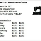 Unternehmen 1 Bild JEANS FRITZ MODE GELSENKIRCHEN Textil, Bekleidung Einzelhandel am Gelsenkirchen NW
