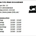 Unternehmen 1 Bild JEANS FRITZ MODE GREVENBROICH Textil, Bekleidung Einzelhandel am Grevenbroich NW