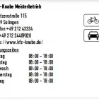 Unternehmen 1 Bild KFZ-KNABE MEISTERBETRIEB Kfz-Dienstleistungen am Solingen NW