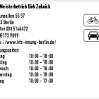 Unternehmen 1 Bild KFZ MEISTERBETRIEB DIRK ZUKNICK Werkstätten (Pkw) am Berlin BE