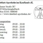 Unternehmen 1 Bild KLEEBLATT APOTHEKE IM KAUFLAND E.K. Gesundheitsdienste am Mönchengladbach NW