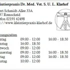 Unternehmen 1 Bild KLEINTIERPRAXIS DR. MED. VET. S. U. L. KLARHOF Ärzte am Remscheid NW
