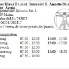 Unternehmen 1 Bild KOSER KLAUS DR.MED. INTERNIST U. ANNETTE DR.MED. PRAKT. ÄRZTIN Ärzte am Mainz RP