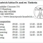 Unternehmen 1 Bild KRAMBRICH SABINE DR.MED.VET. TIERÄRZTIN Ärzte am Hamburg HH