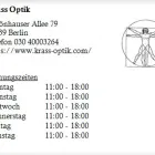Unternehmen 1 Bild KRASS OPTIK Optiker am Berlin BE