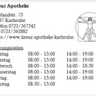 Unternehmen 1 Bild KREUZ APOTHEKE Gesundheitsdienste am Karlsruhe BW