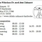 Unternehmen 1 Bild LAHR NIKOLAUS DR.MED.DENT ZAHNARZT Ärzte am Karlsruhe BW