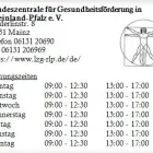 Unternehmen 1 Bild LANDESZENTRALE FÜR GESUNDHEITSFÖRDERUNG IN RHEINLAND-PFALZ E. V. Ämter, Behörden am Mainz RP