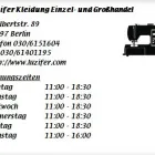 Unternehmen 1 Bild LUZIFER KLEIDUNG EINZEL- UND GROßHANDEL Textil, Bekleidung Einzelhandel am Berlin BE