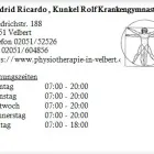 Unternehmen 1 Bild MADRID RICARDO , KUNKEL ROLF KRANKENGYMNASTIK Ärzte am Velbert NW