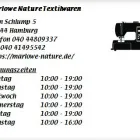 Unternehmen 1 Bild MARLOWE NATURE TEXTILWAREN Textil, Bekleidung Einzelhandel am Hamburg HH