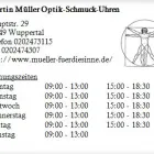 Unternehmen 1 Bild MARTIN MÜLLER OPTIK-SCHMUCK-UHREN Schmuck & Accessoires am Wuppertal NW