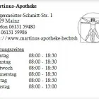Unternehmen 1 Bild MARTINUS-APOTHEKE Gesundheitsdienste am Mainz RP
